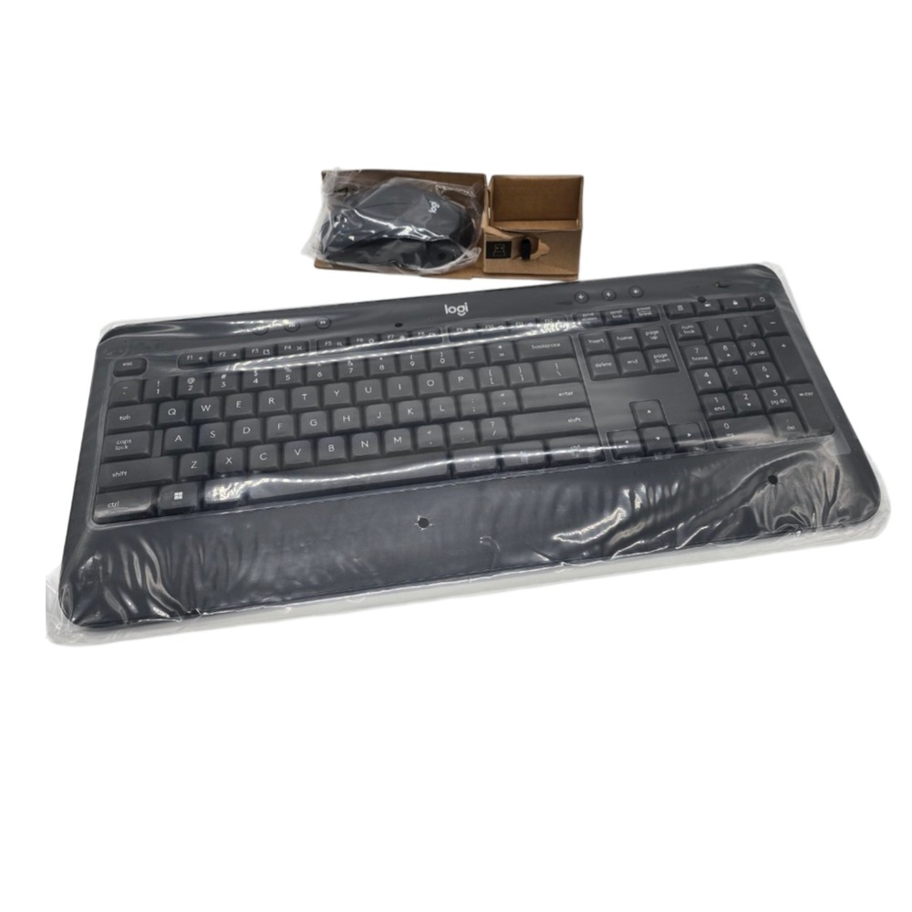 Logitech MK540 Wireless Keyboard‎ Mouse Combo USB Receiver Full Size PC